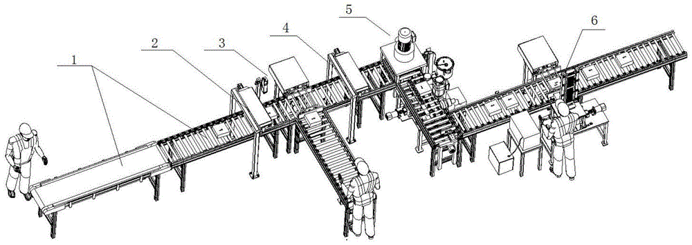耐火磚自動(dòng)標(biāo)識及檢測工作線