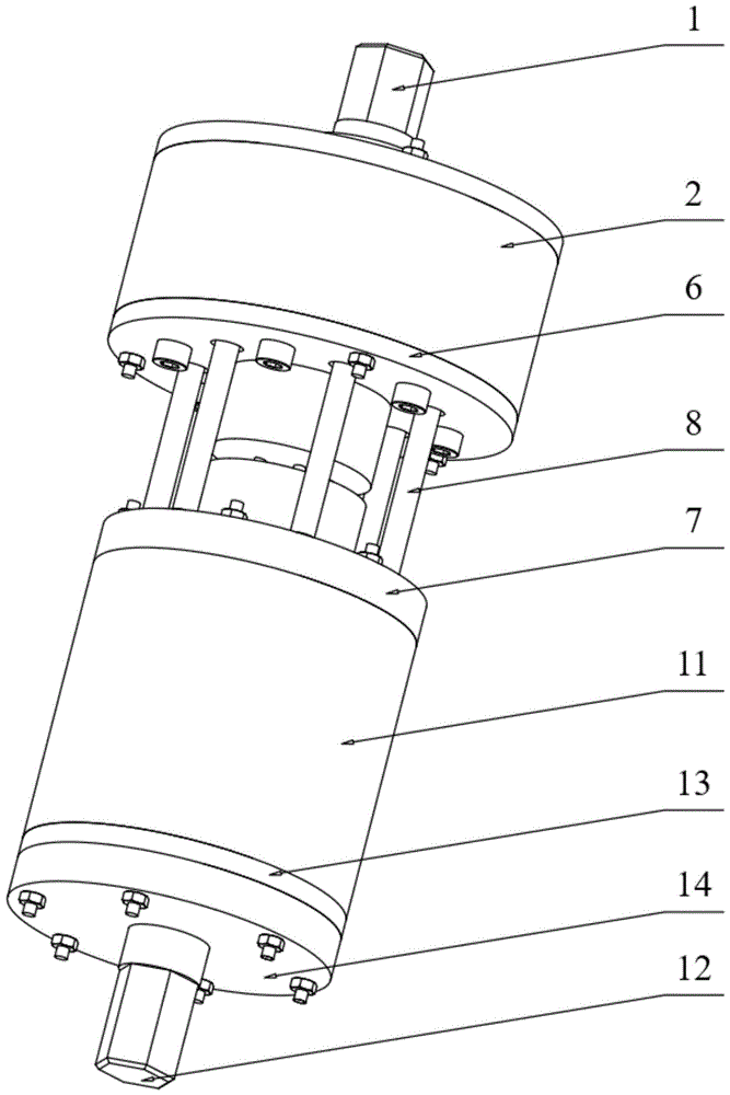 蓮蓬頭式維間解耦二維無(wú)線無(wú)源傳感器