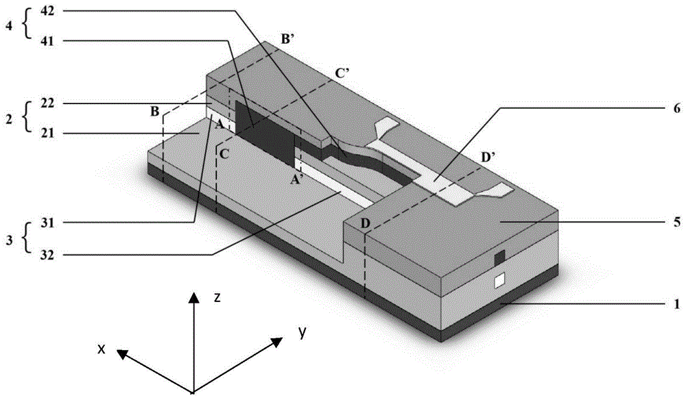一種有機無機混合集成的可變光衰減器及其制備方法