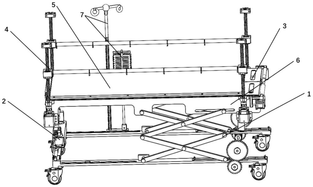 一種插入式醫(yī)用病人轉(zhuǎn)運(yùn)裝置