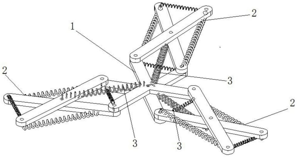 一種基于張拉結(jié)構(gòu)的負(fù)泊松比超材料胞元結(jié)構(gòu)