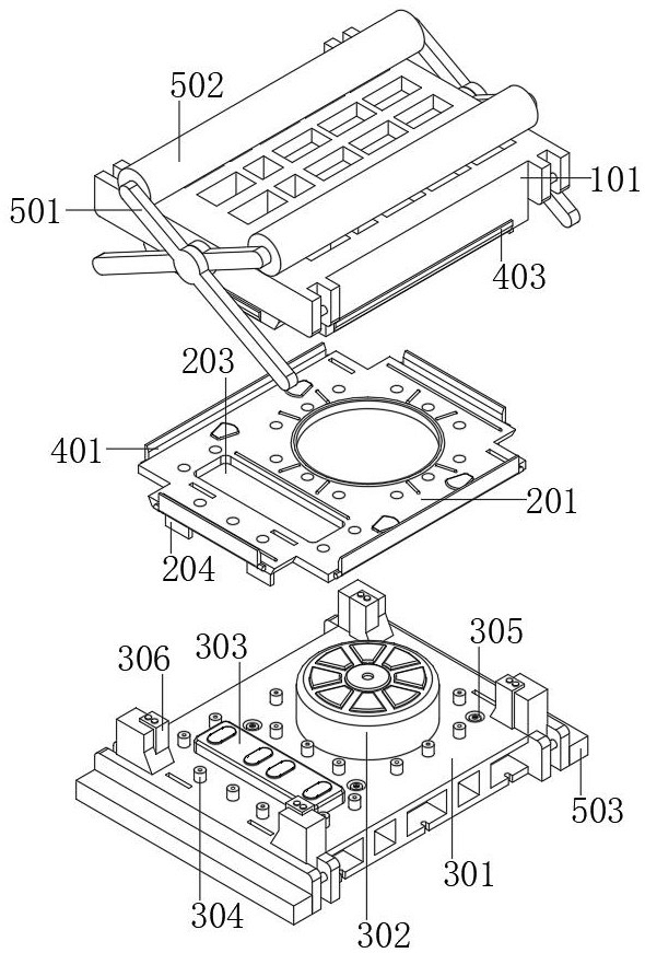 一種轎車后地板拉延模具結構