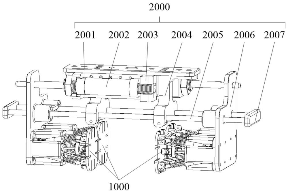 一種具有張拉特性的氣動(dòng)雙模塊夾持裝置