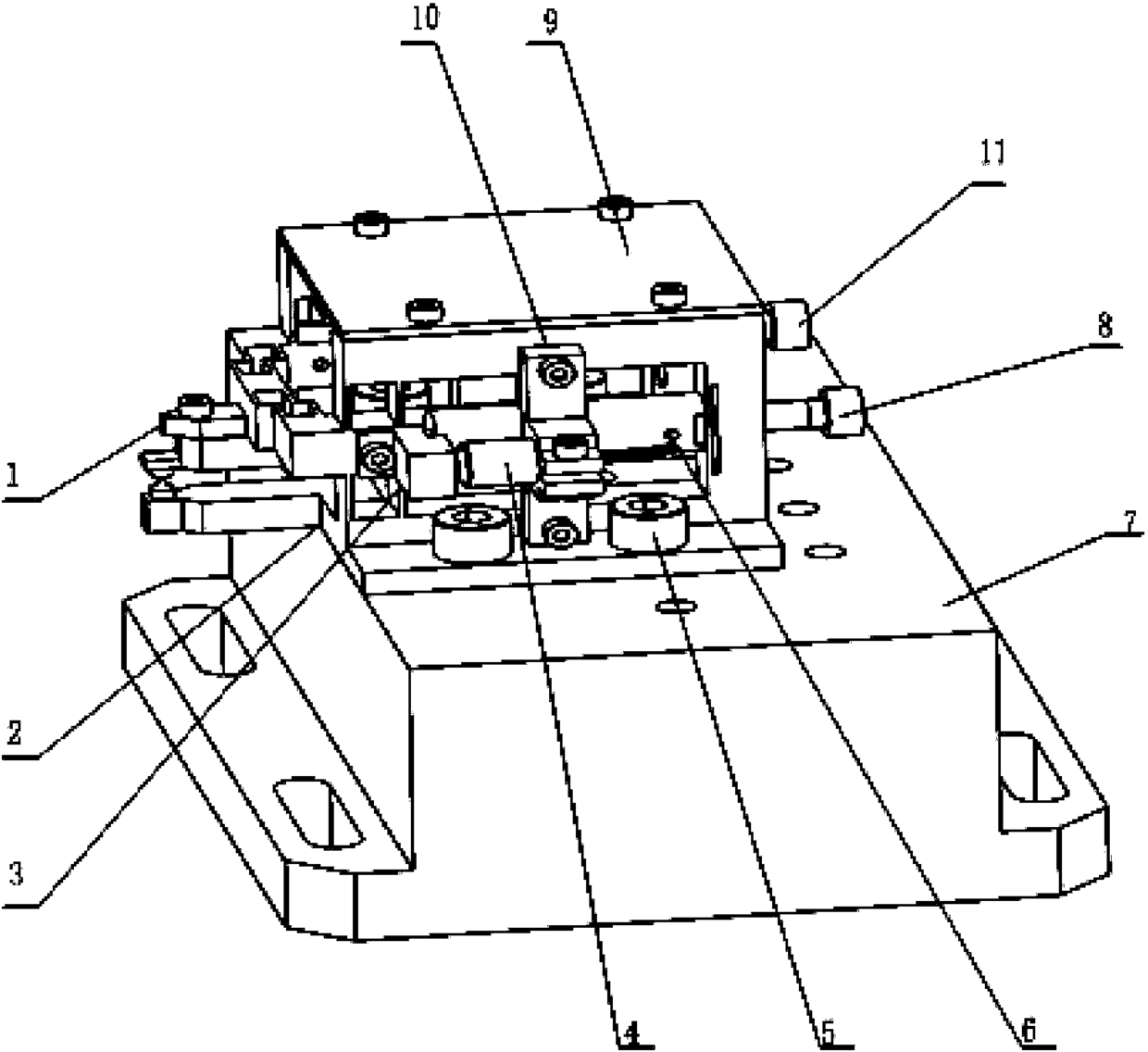 一種振動輔助金剛石刀具旋轉(zhuǎn)車削裝置