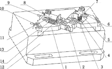 一種適于立式外圓加工的兩壓電垂直橢圓振動切削裝置