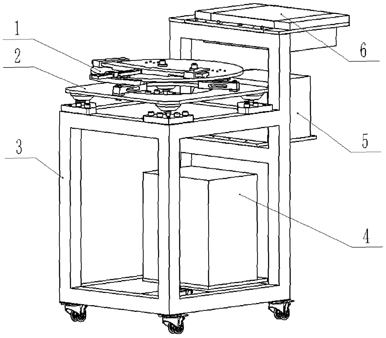 一種扇形紙漿磨片測量配對設備